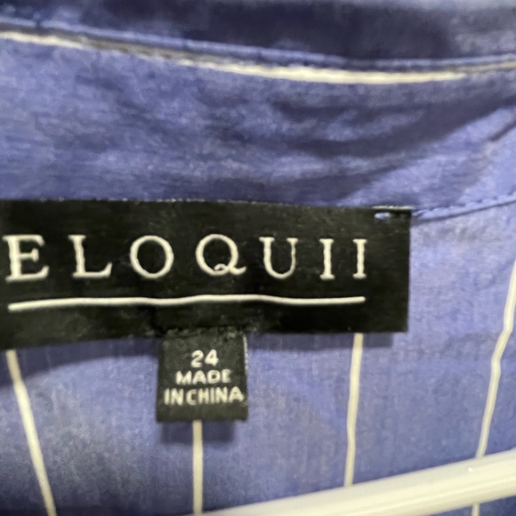 Cute dress with ruffed accents size 24 . Classy - Picture 3 of 5